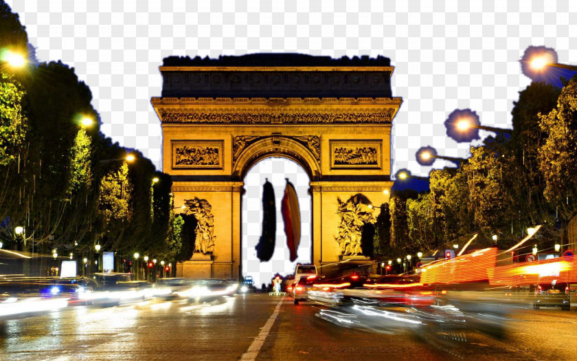 Paris, France Arc De Triomphe Two Champs-xc9lysxe9es Place La Concorde Eiffel Tower Studio Champs Elysxe9es PNG