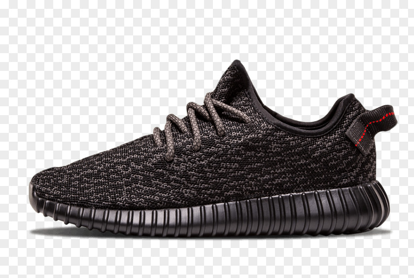 Adidas Mens Yeezy Boost 350 Black Fabric 4 V2 'Pirate Black' 2016 Sneakers From Consortium BY9612 PNG
