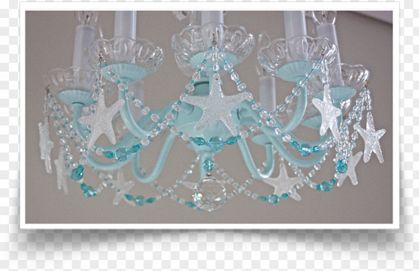 CANDELABRA Chandelier Turquoise Crystal Glass Unbreakable PNG