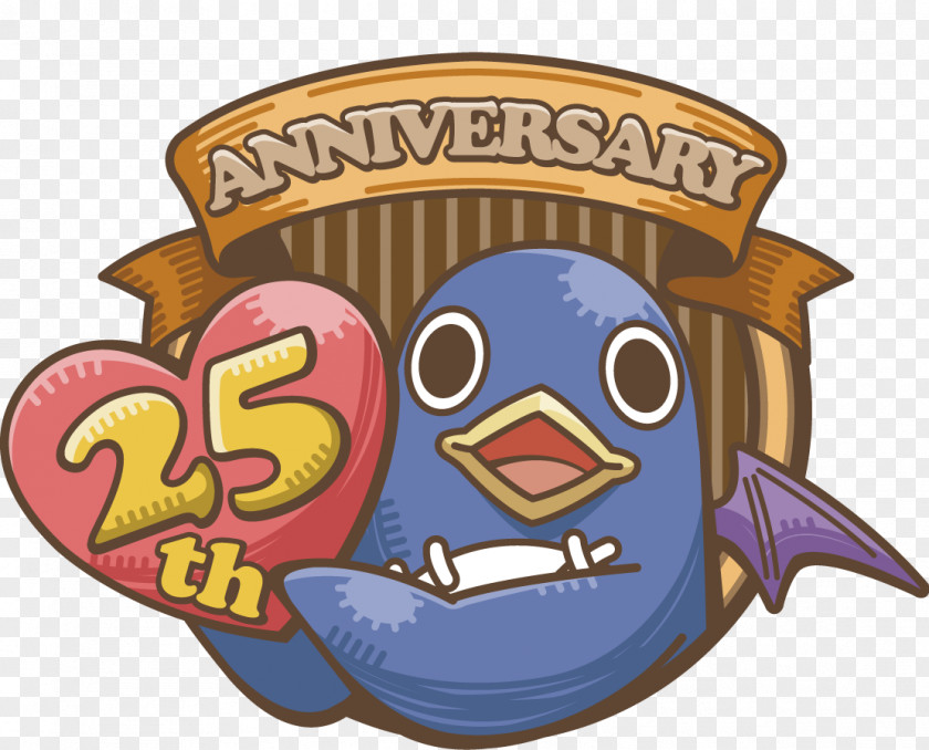 25 Anniversary Badge Prinny: Can I Really Be The Hero? Nippon Ichi Software Closed Nightmare Hakoniwa Company Works Disgaea 5 PNG