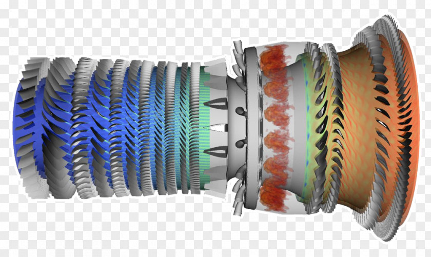 Engine Jet Center For Turbulence Research Combustor Turbine PNG