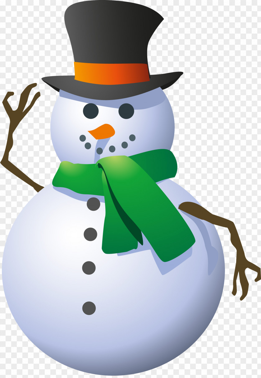 Winter Party Snowman Royalty-free Clip Art PNG