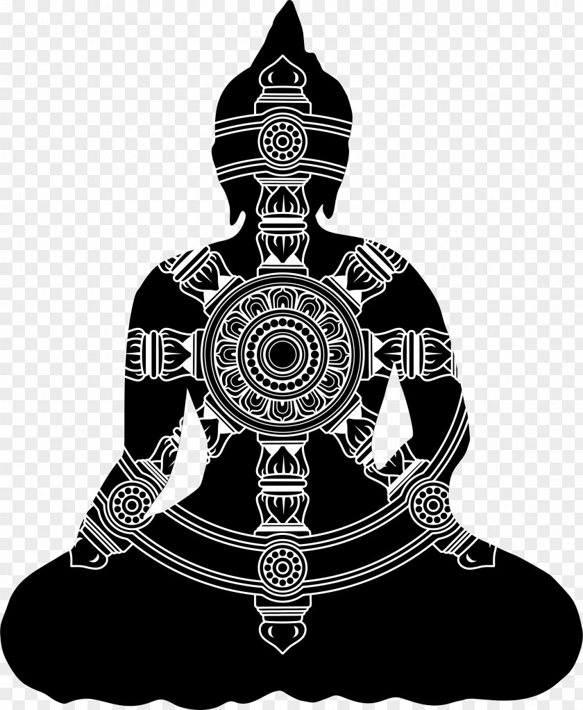 Buddhism Dharmachakra Clip Art Sitting Buddha PNG