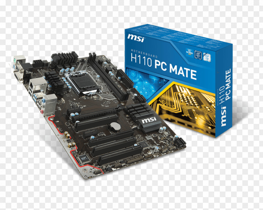 Product Motherboard MSI LGA 1151 Skylake ATX PNG