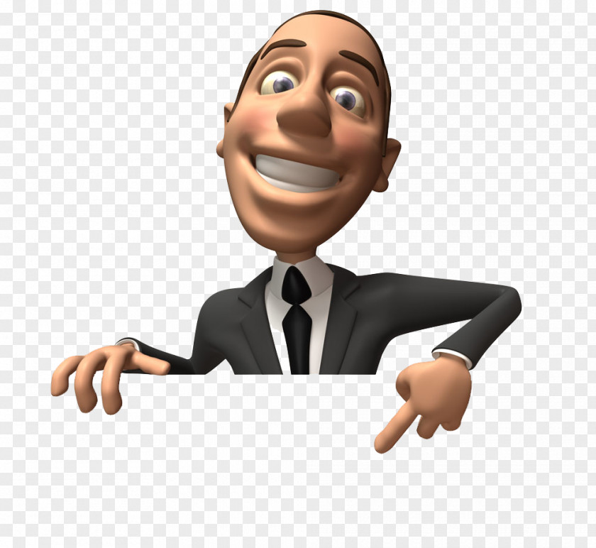 Suit Character Animation Business 3D Computer Graphics PNG