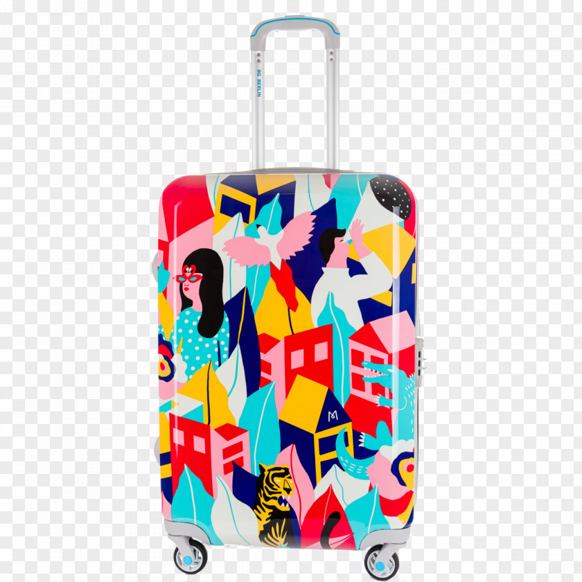 Suitcase Baggage Travel Berlin Backpack PNG