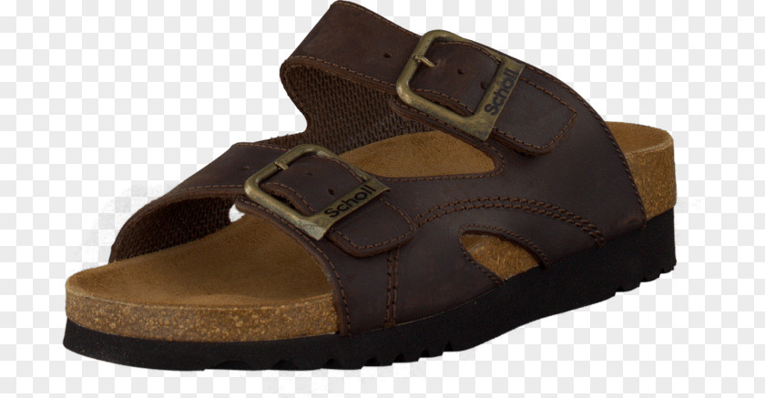 Brown Flyer Slipper Sandal Shoe Slide Mule PNG