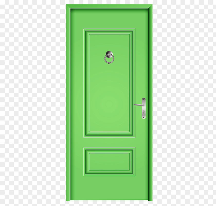 Green Door Window PNG