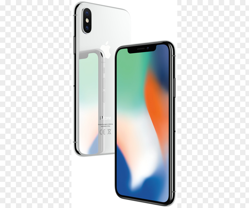 Iphone X IPhone 8 Apple Silver Telephone PNG