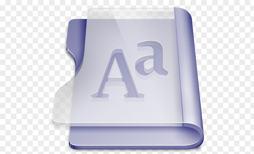 Purple Font Directory Demo App Mobile PNG