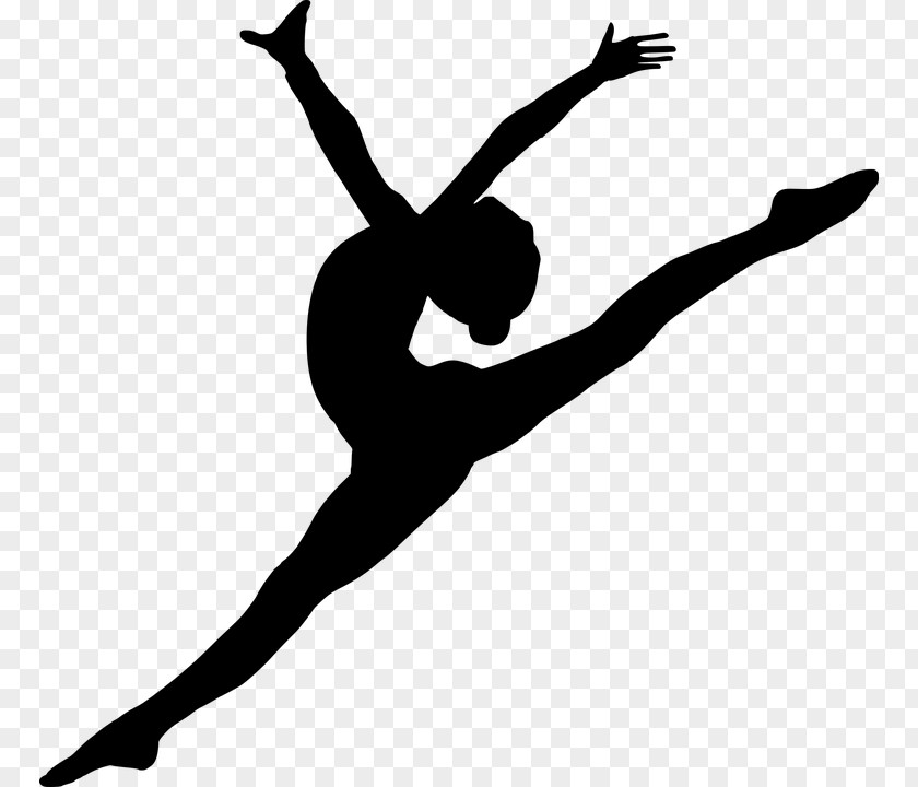 Silhouette Ballet Dancer PNG