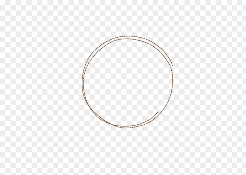 Simple Circle Bangle Silver Material PNG