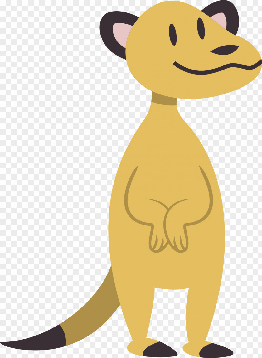 Yellow Puppy Vector Kangaroo Squitten PNG