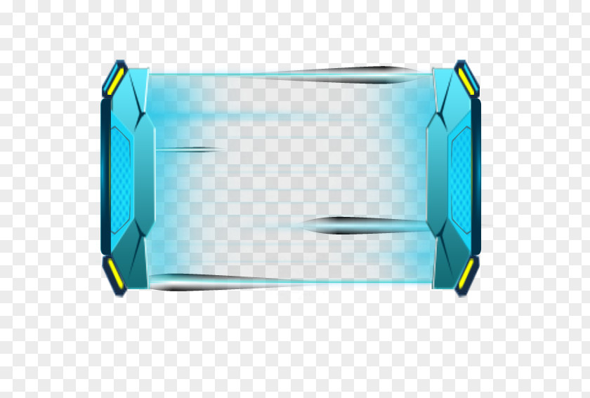 Blue Box Title Download Computer File PNG