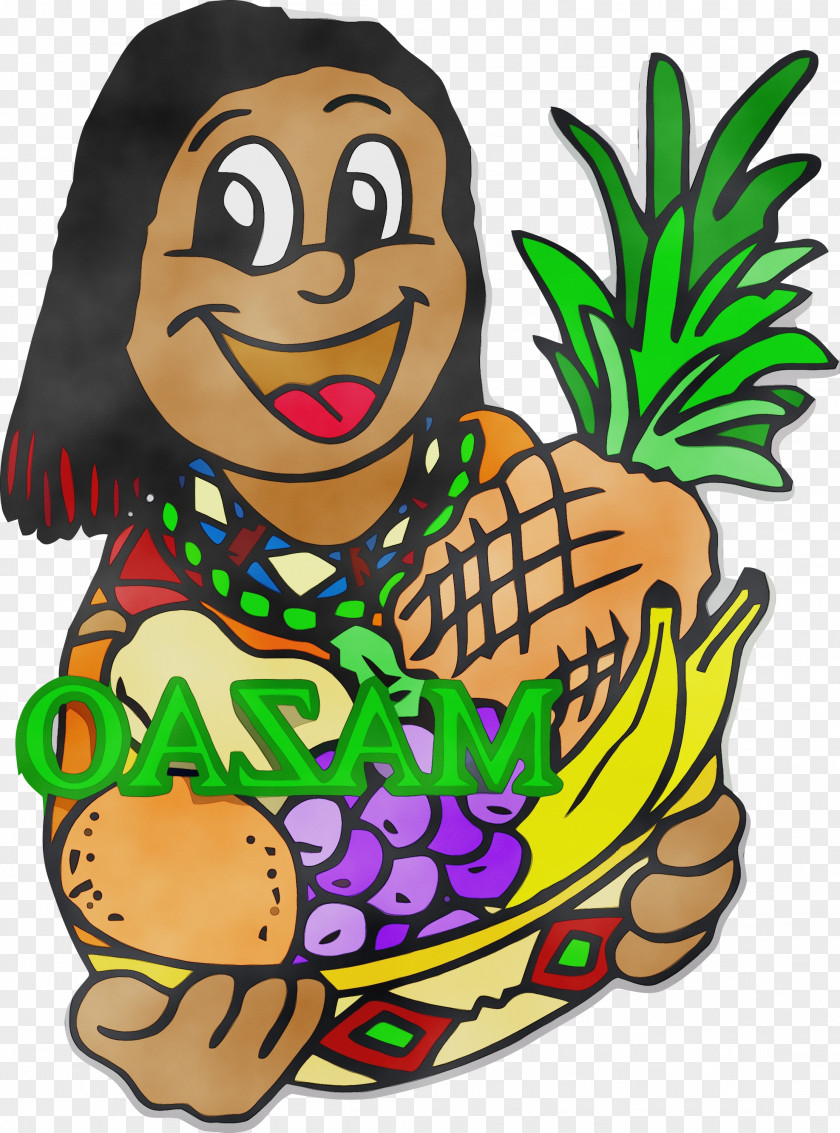 Cartoon Plant Finger Smile PNG