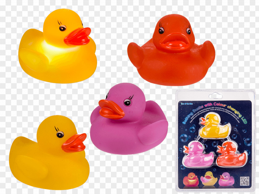 Home Decoration Materials Rubber Duck Light-emitting Diode Bathroom Yellow PNG