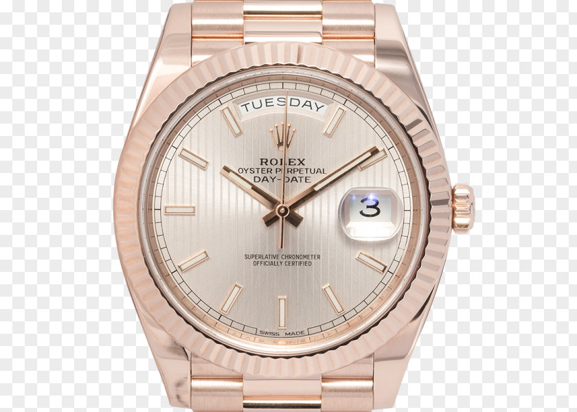 Rolex Day-Date Gold Watch Strap PNG