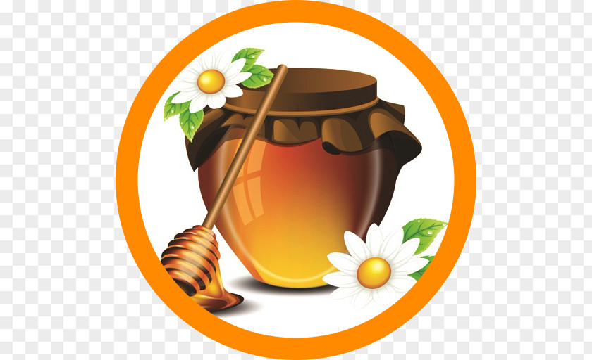 Bee Honey Jar PNG