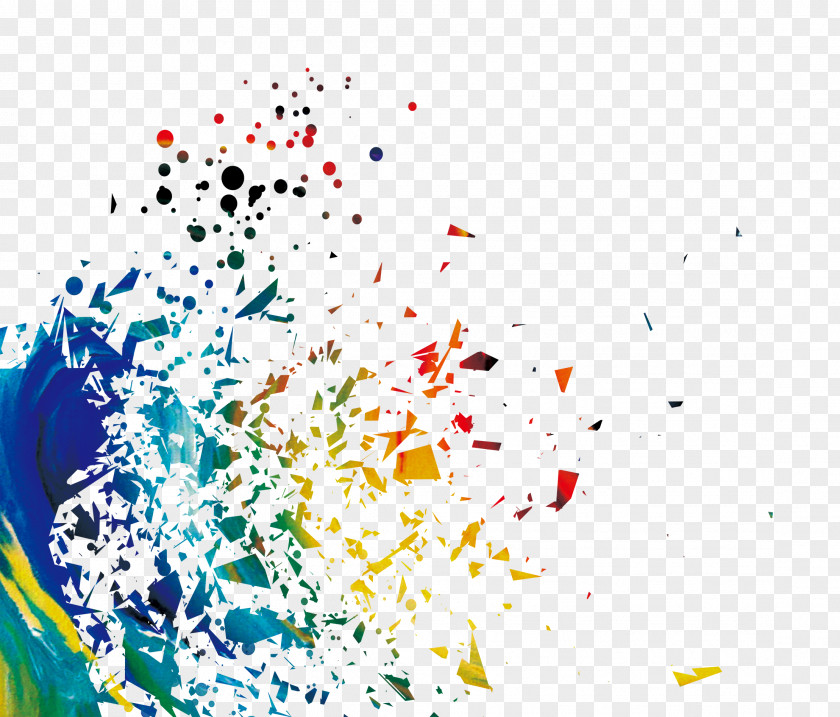 Colorful Debris Decoration Football Adobe Illustrator Computer File PNG