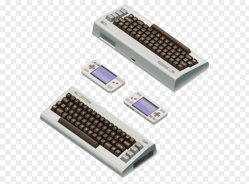 Computer Commodore 64 Handheld Game Console Video Consoles Retrogaming PNG