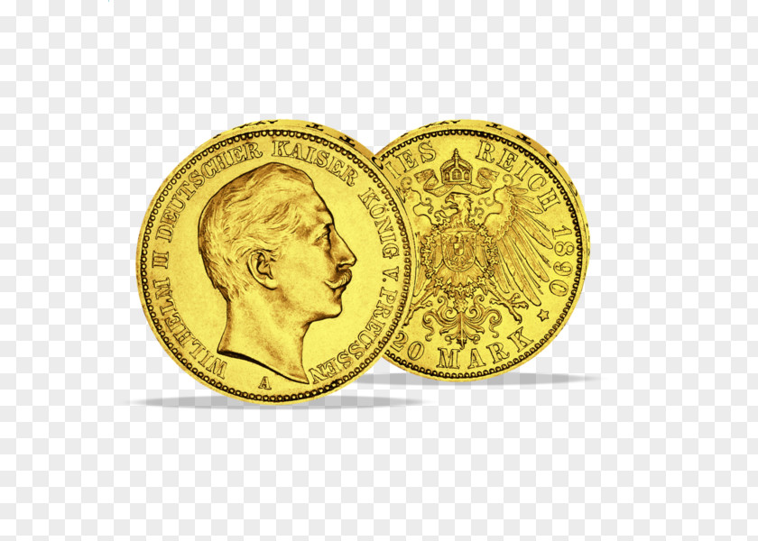 Kingdom Of Prussia German Empire Gold Silver PNG