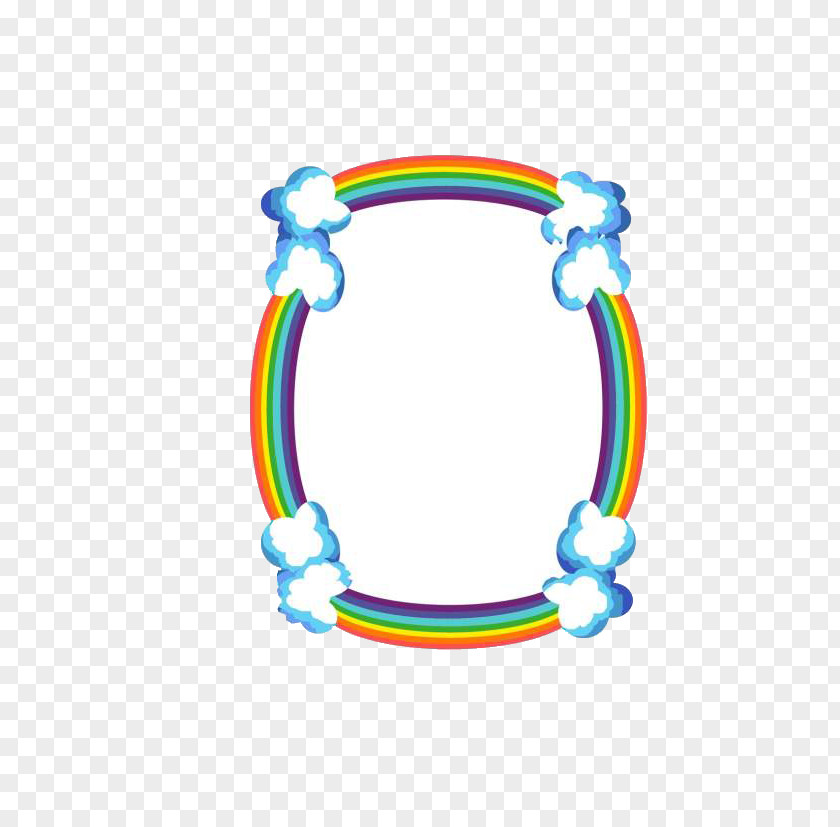 Rainbow Border TIFF PNG