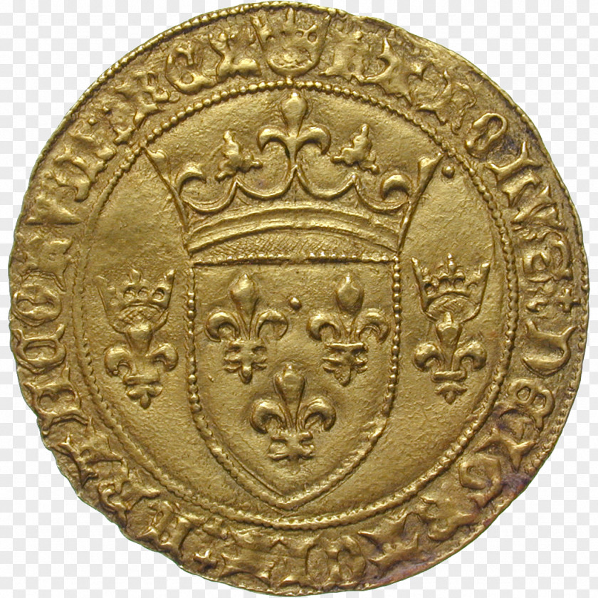 Coin Gold Early Middle Ages PNG