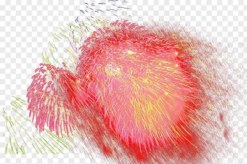 Large Group Of Red Fireworks Computer File PNG