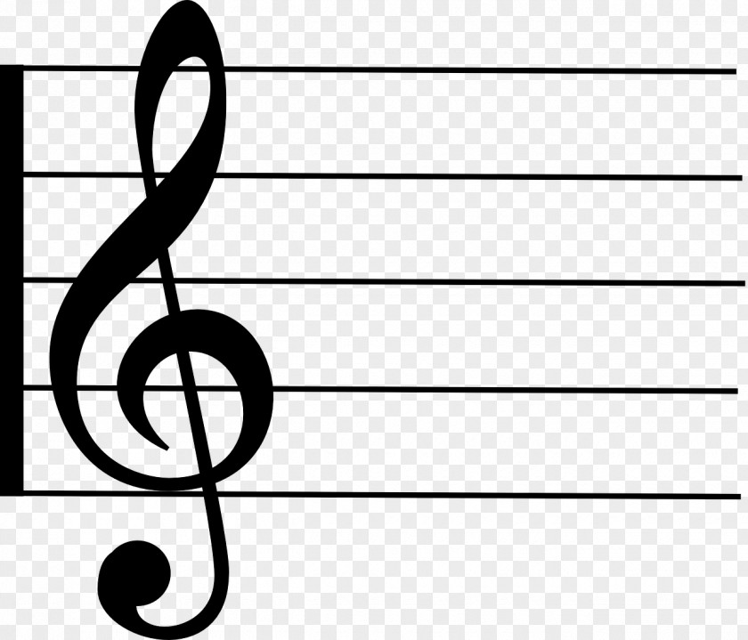 Musical Note Staff Clef Treble Manuscript Paper PNG