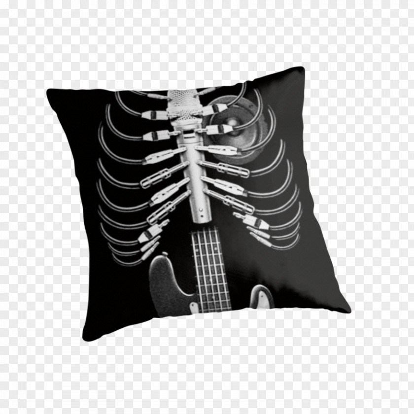T-shirt Skeleton Microphone Poster PNG