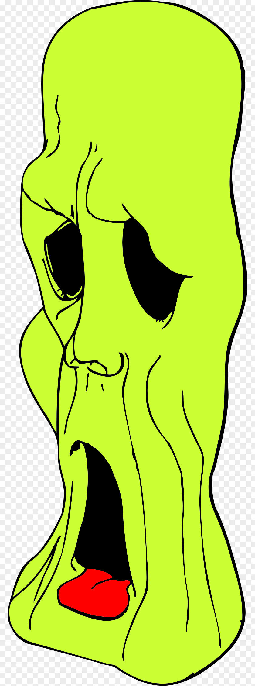 Head Ghoul Clip Art PNG