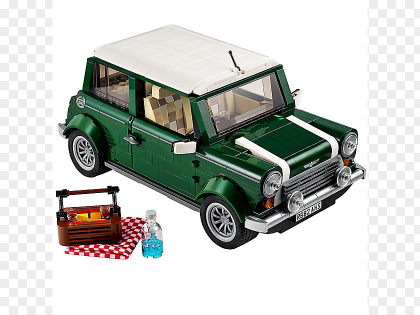 Mini LEGO 10242 Creator MINI Cooper Car PNG