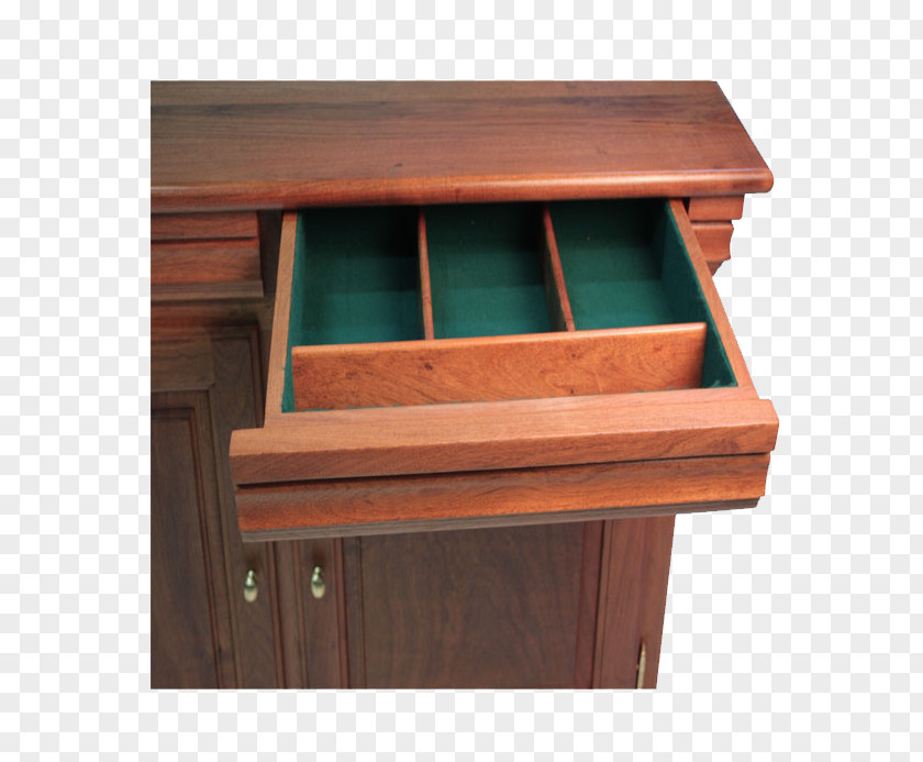 Wood Bookcase Drawer Door Desk PNG