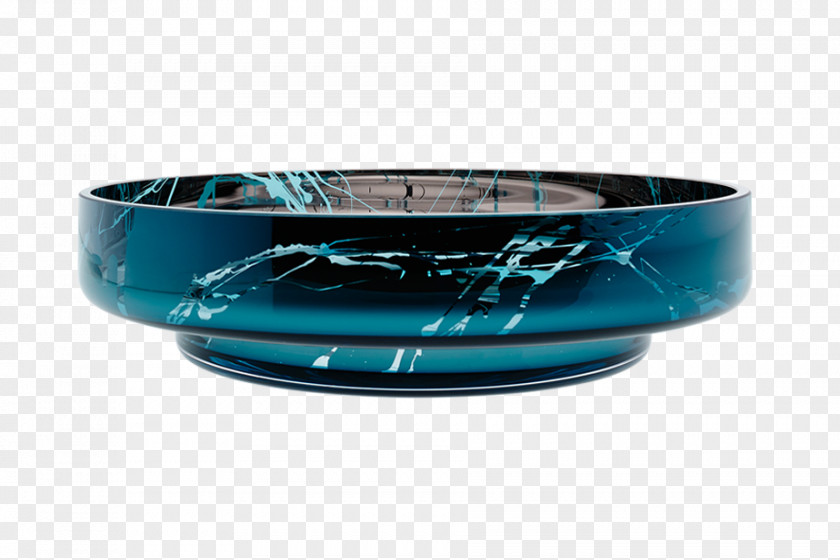 Glass Bowl Vase Plastic Cobalt Blue PNG
