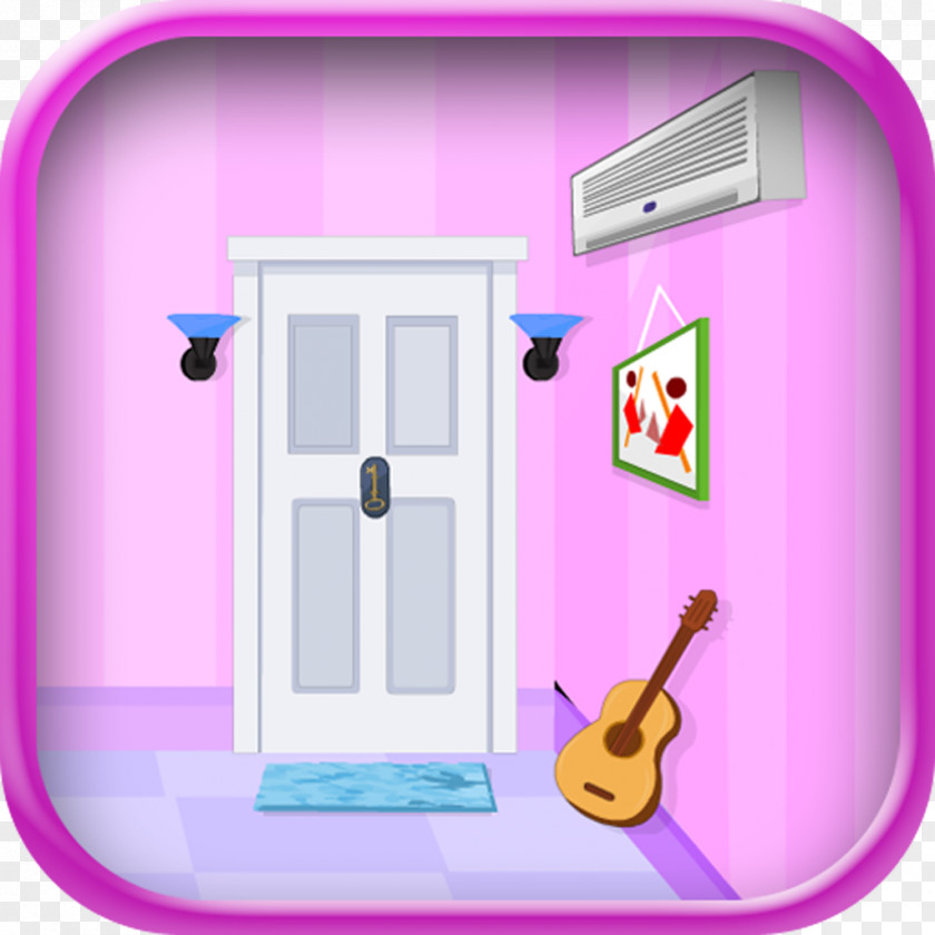 House Pink M Cartoon PNG