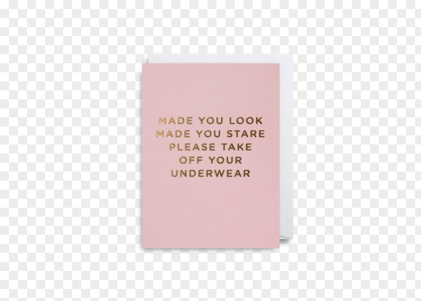 Made For You Card Pink M Product Font Look PNG