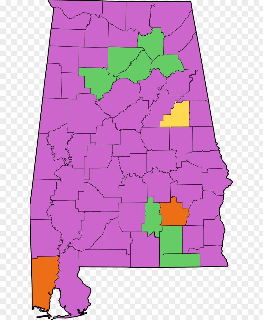 Map Alabama Pink M Line Tuberculosis PNG