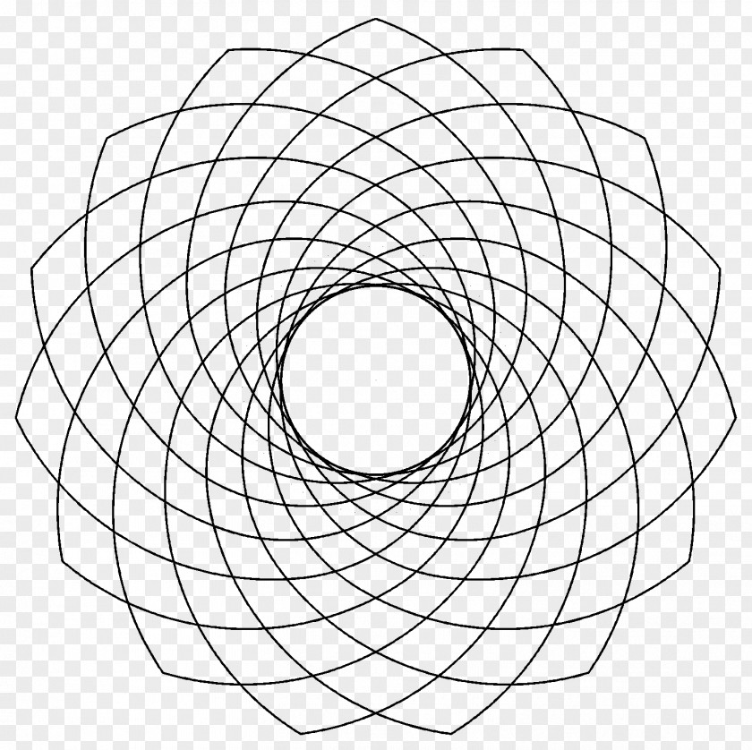 Techno Design Crop Circle Concentric Objects Science PNG