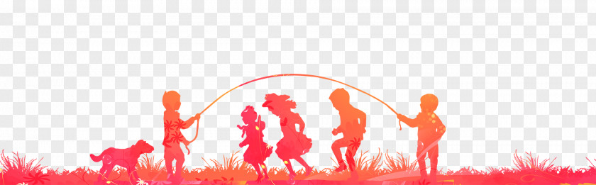 Child Background Elements Skipping Rope Download Wallpaper PNG