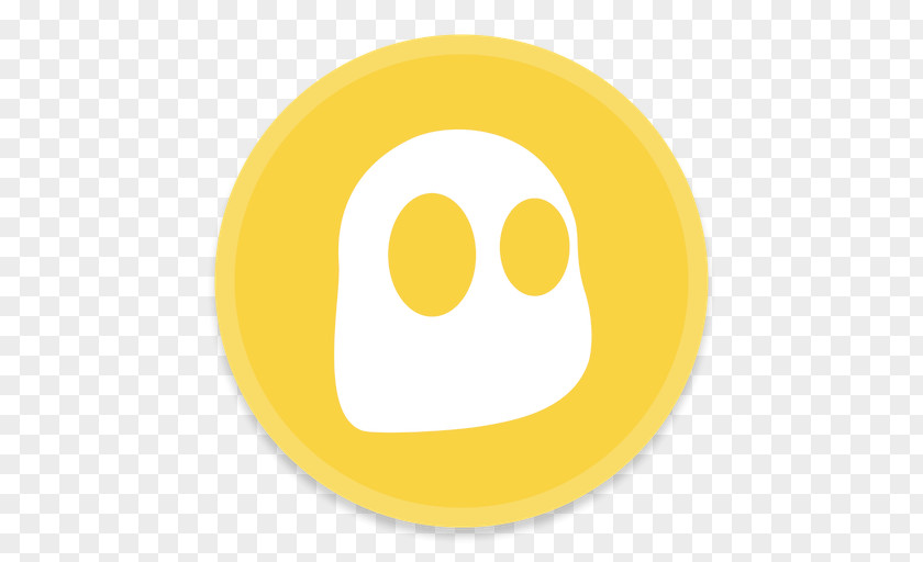 CyberGhost Emoticon Smiley Yellow PNG