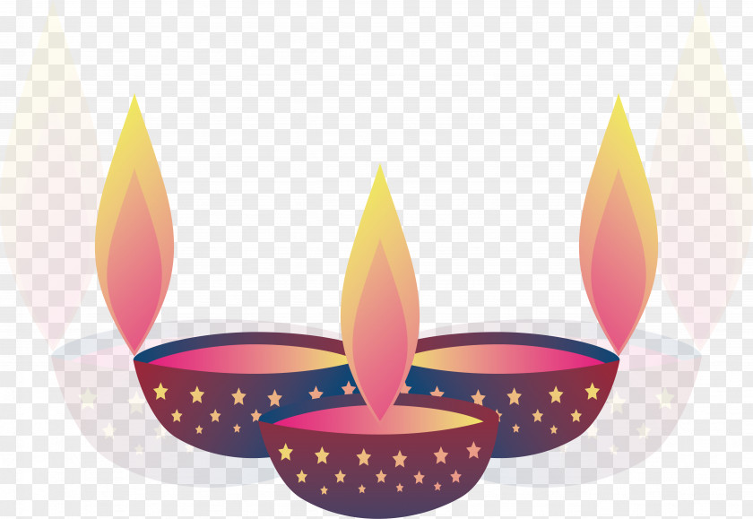 Hanukkah Candle Holders Lighting Purple Petal Symmetry PNG