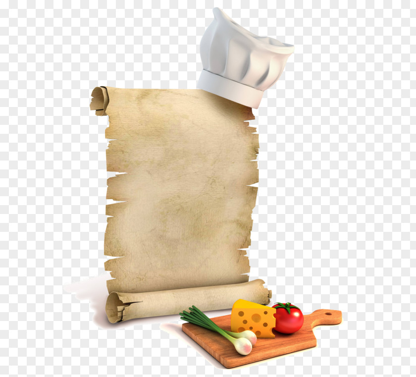 Chef Hat On Kraft Paper Chefs Uniform Menu Cooking Stock Photography PNG