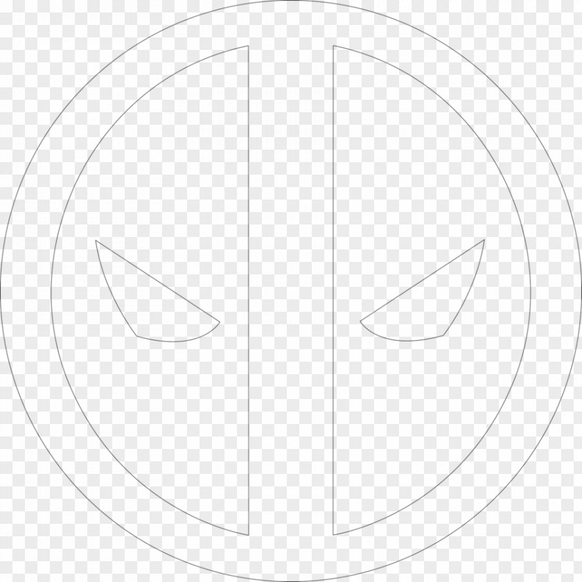 Circle Angle Line Art Font PNG