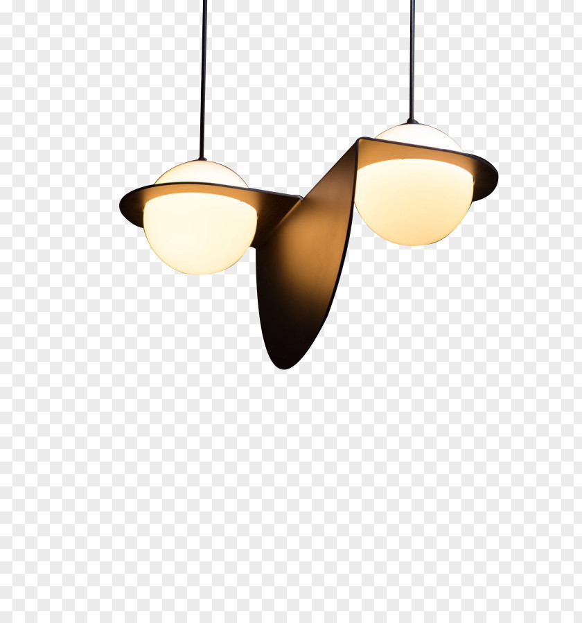 Creative Brown Lamp Art Download PNG