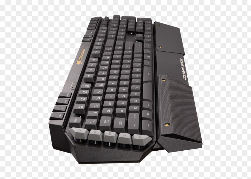 Flat Palm Material Computer Keyboard Macro Gaming Keypad Cougar 500K Rollover PNG