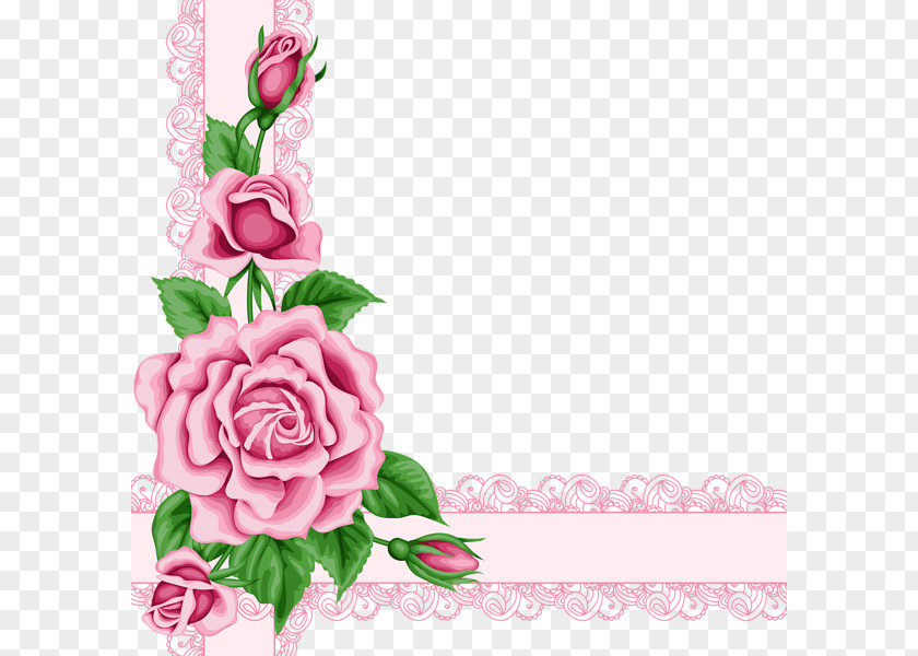 Pink Rose Flower Clip Art PNG