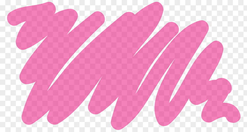 Sold Out Pink M Finger Font PNG