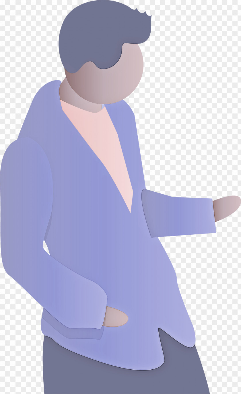 Standing Purple Outerwear Arm Shoulder PNG