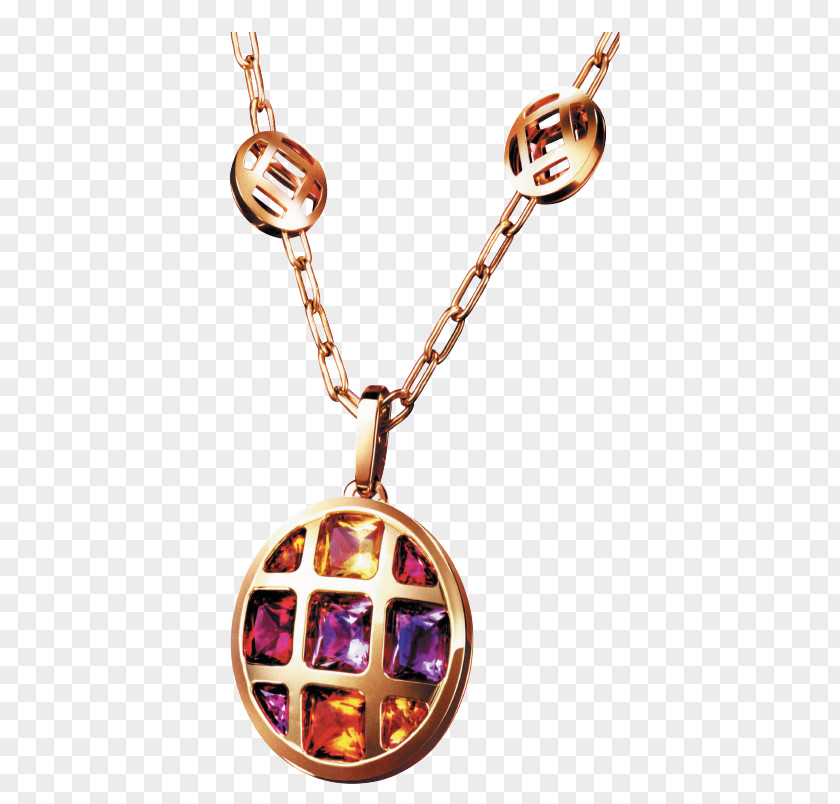 Vector Decorative Necklace Pendant PNG