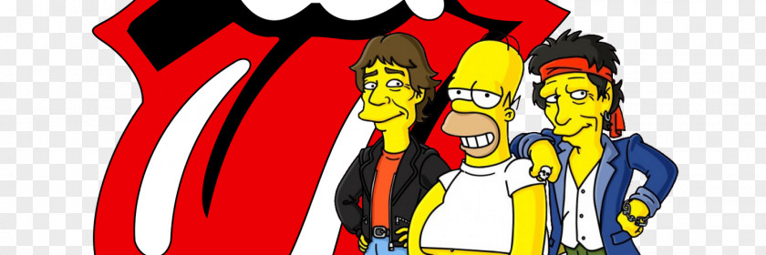 Bart Simpson Homer Marge The Rolling Stones Musician PNG